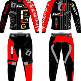 Sample Custom Desain Gear Set Chris Warcwick 